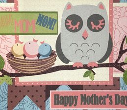 Pazzles DIY Happy Mother's Day Card with instant SVG download. Instant SVG download compatible with all major electronic cutters including Pazzles Inspiration, Cricut, and Silhouette Cameo. Design by Sara Weber.