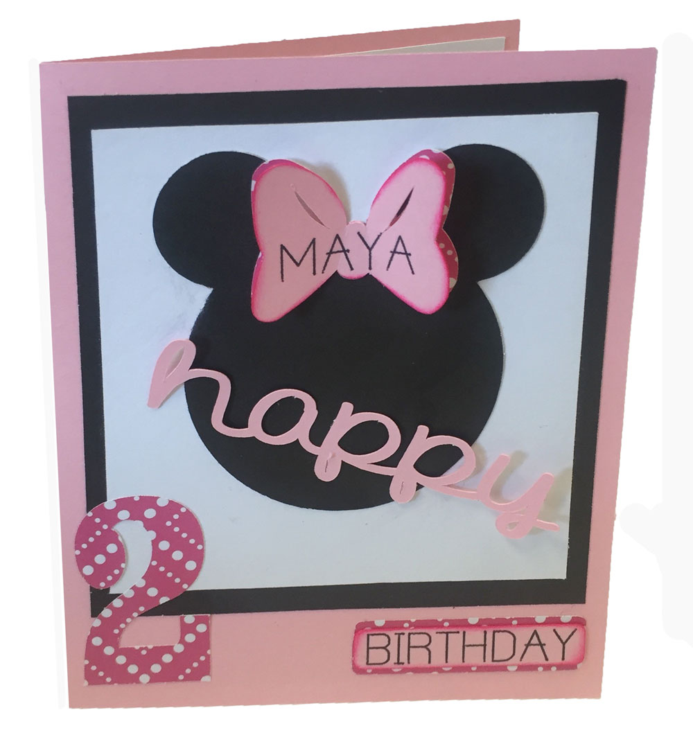 Mouse birthday card