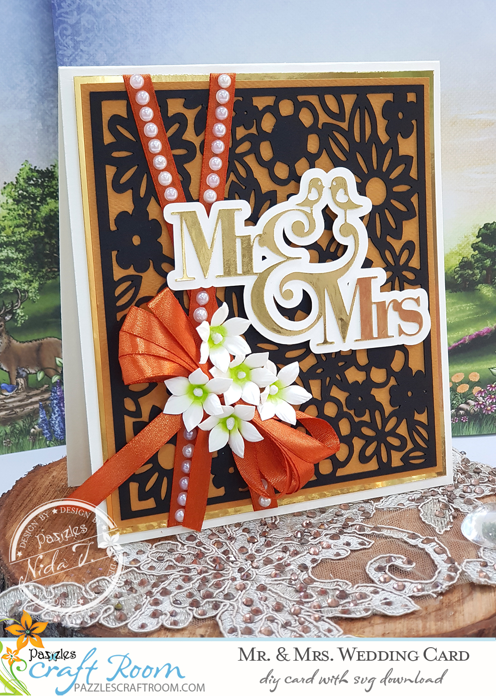 Mr & Mrs Personalized Recipe Cards