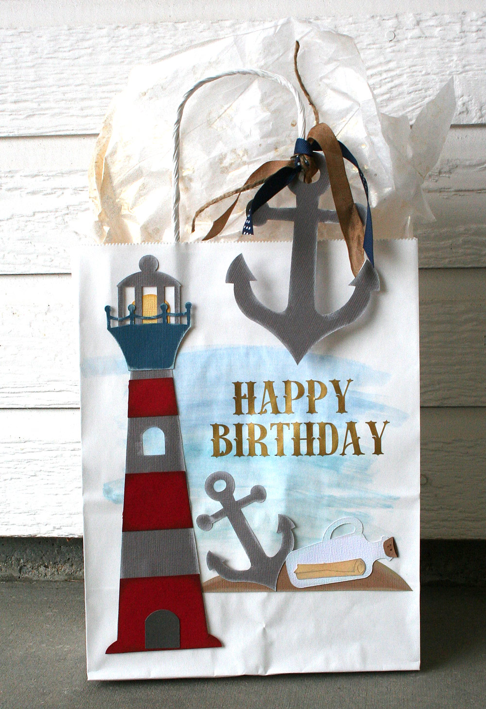 Beach Themed Gift Bag