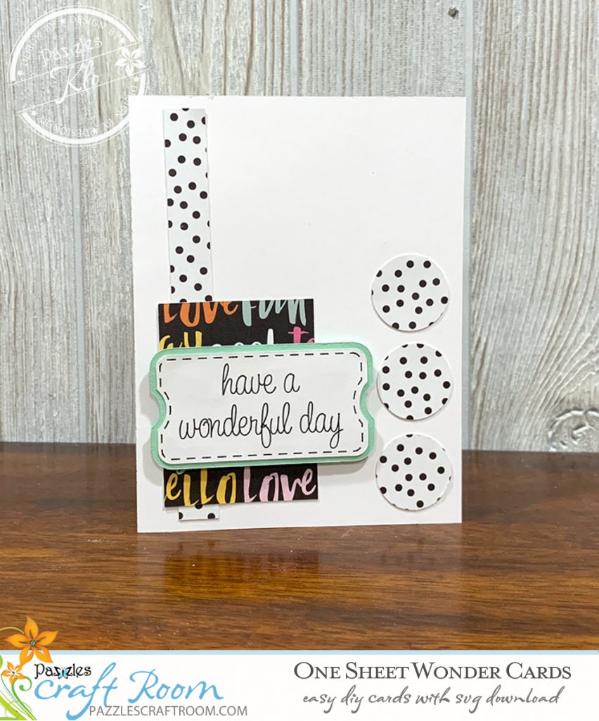 Pazzles DIY One Sheet Wonder Greeting Cards. Instant SVG download compatible with all major electronic cutters including Pazzles Inspiration, Cricut, and Silhouette Cameo. Design by Klo Oxford.