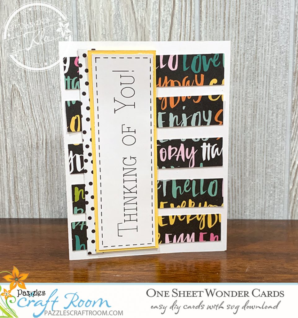 Pazzles DIY One Sheet Wonder Greeting Cards. Instant SVG download compatible with all major electronic cutters including Pazzles Inspiration, Cricut, and Silhouette Cameo. Design by Klo Oxford.