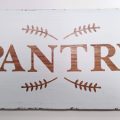 Pazzles DIY Pantry Sign Farmhouse Decor with instant SVG download. Compatible with all major electronic cutters including Pazzles Inspiration, Cricut, and Silhouette Cameo. Design by Renee Smart.