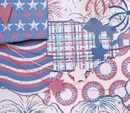 Pazzles DIY Patriotic Photo Clip Block with instant SVG download. Compatible with all major electronic cutters including Pazzles Inspiration, Cricut, and Silhouette Cameo. Design by Renee Smart.