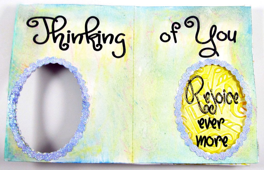 Peek A Book Card