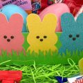 Pazzles DIY Peeps Easter Basket with instant SVG download. Compatible with all major electronic cutters including Pazzles Inspiration, Cricut, and Silhouette Cameo. Design by Alma Cervantes.