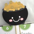 Pazzles DIY Pot of Gold Planner Clip with instant SVG download. Compatible with Pazzles Inspiration, Cricut, and Silhouette Cameo. Design by Alma Cervantes.