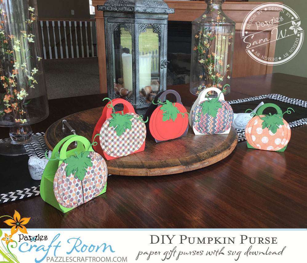 Pazzles DIY Pumpkin Purse by Sara Weber