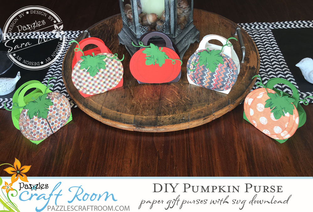 Pazzles DIY Pumpkin Purse by Sara Weber