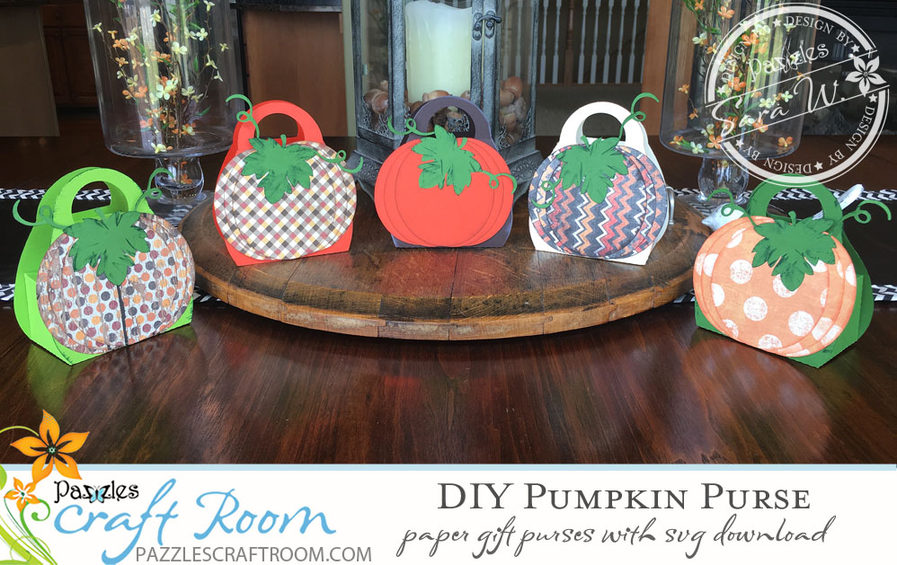 Pazzles DIY Pumpkin Purse by Sara Weber