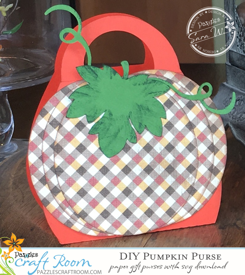 Pazzles DIY Pumpkin Purse by Sara Weber