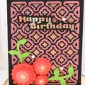 Pazzles Happy Birthday DIY Quartrefoil Layered Card with instant SVG download. Compatible with all major electronic cutters including Pazzles Inspiration, Cricut, and Silhouette Cameo. Design by Monica Martinez