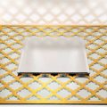 Pazzles DIY Quartrefoil Decorative Mirror with instant SVG download. Compatible with all major electronic cutters including Pazzles Inspiration, Cricut, and Silhouette Cameo. Design by Renee Smart.