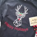 Pazzles DIY Reindeer Shirt with instant SVG download. Compatible with all major electronic cutters including Pazzles Inspiration, Cricut, and Silhouette Cameo. Design by Monica Martinez.