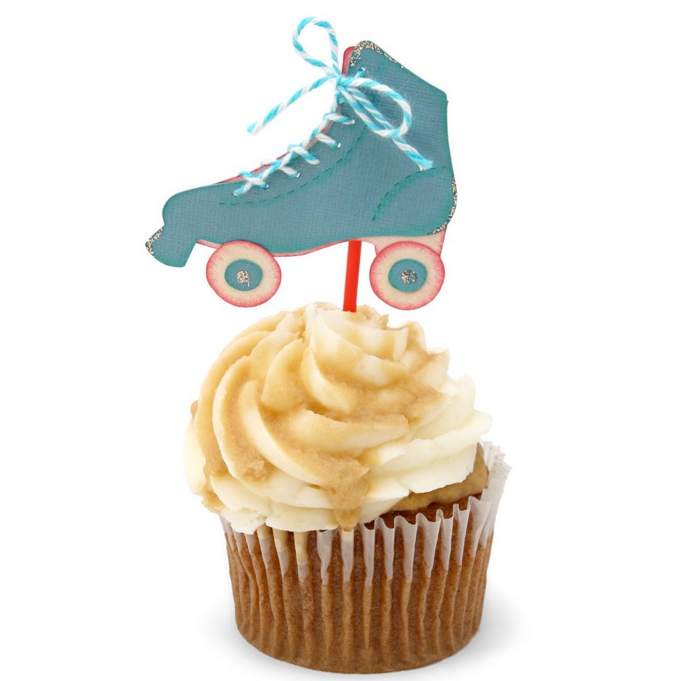 Roller Skate Cupcake Topper