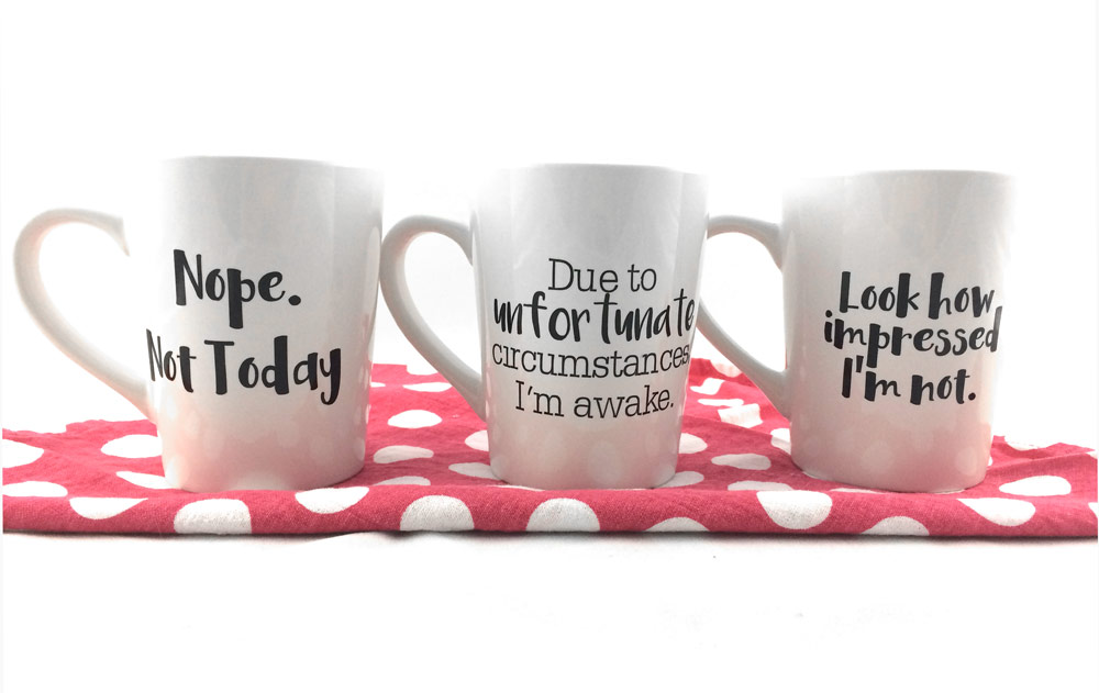 Sarcastic Comment Mugs