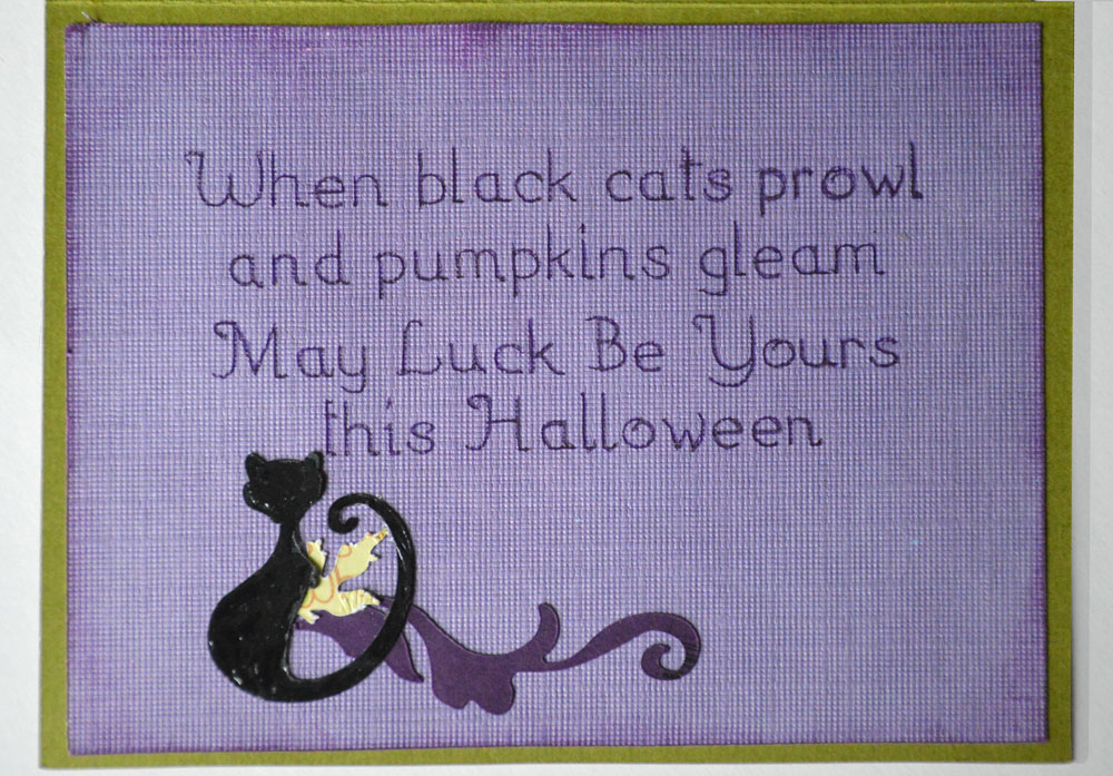 Scaredy Cat Halloween Card