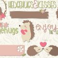 Pazzles Sending Hedgehogs Cutting Collection instant download in SVG, AI, and WPC. Compatible with all major electronic cutters including Pazzles Inspiration, Cricut, and SIlhouette Cameo.