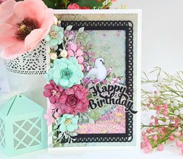 Pazzles DIY Birthday Shaker Card. Instant SVG download compatible with all major electronic cutters including Pazzles Inspiration, Cricut, and Silhouette Cameo. Design by Nida Tanweer.