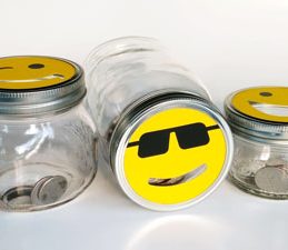 DIY Pazzles Savvy Smile Savings Bank by Renee Smart. SVG download included compatible with all major electronic cutters including Pazzles Inspiration, Cricut, and Silhouette Cameo.