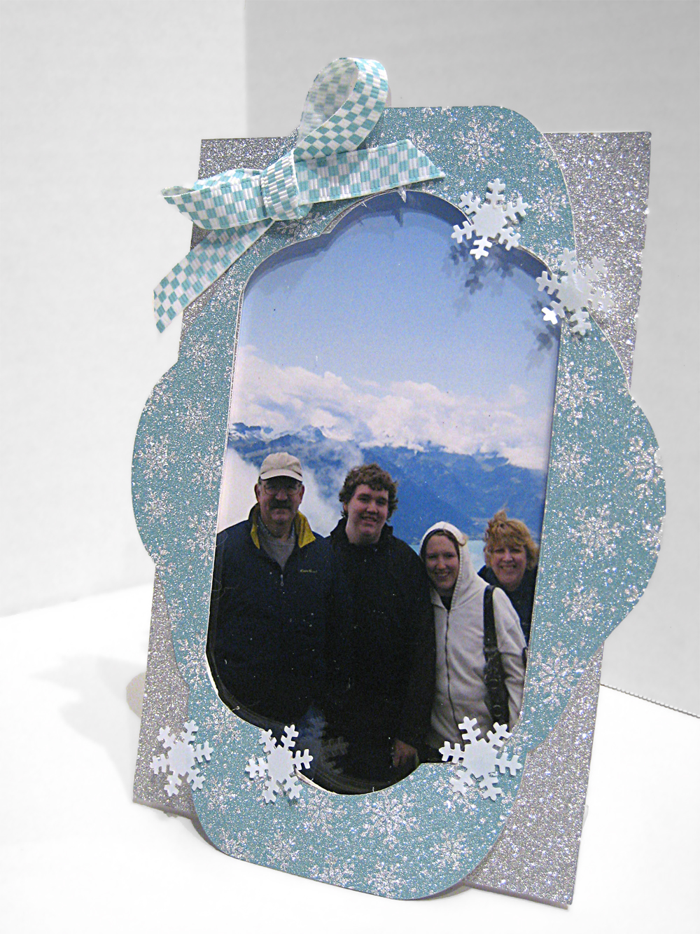 Snowflake Acrylic Frame made with the Pazzles Inspiration