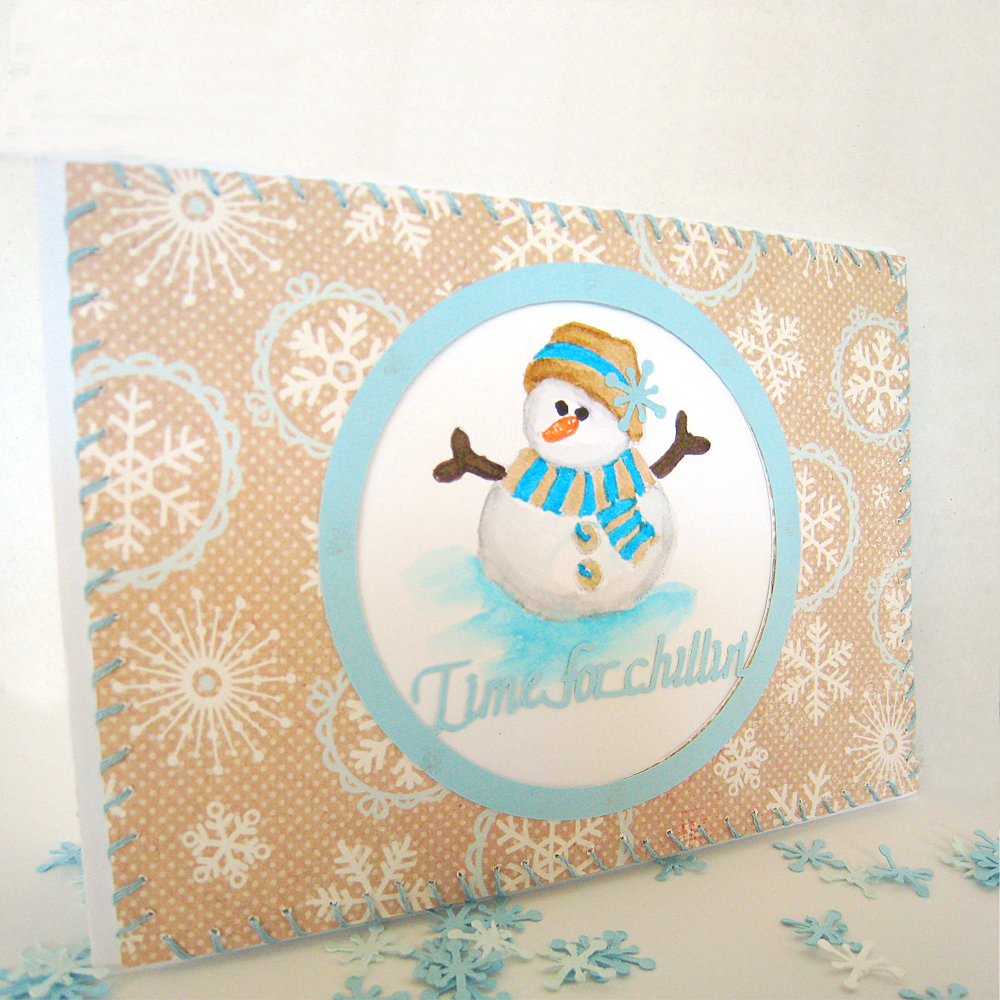 Snowman Piercing Tool Card