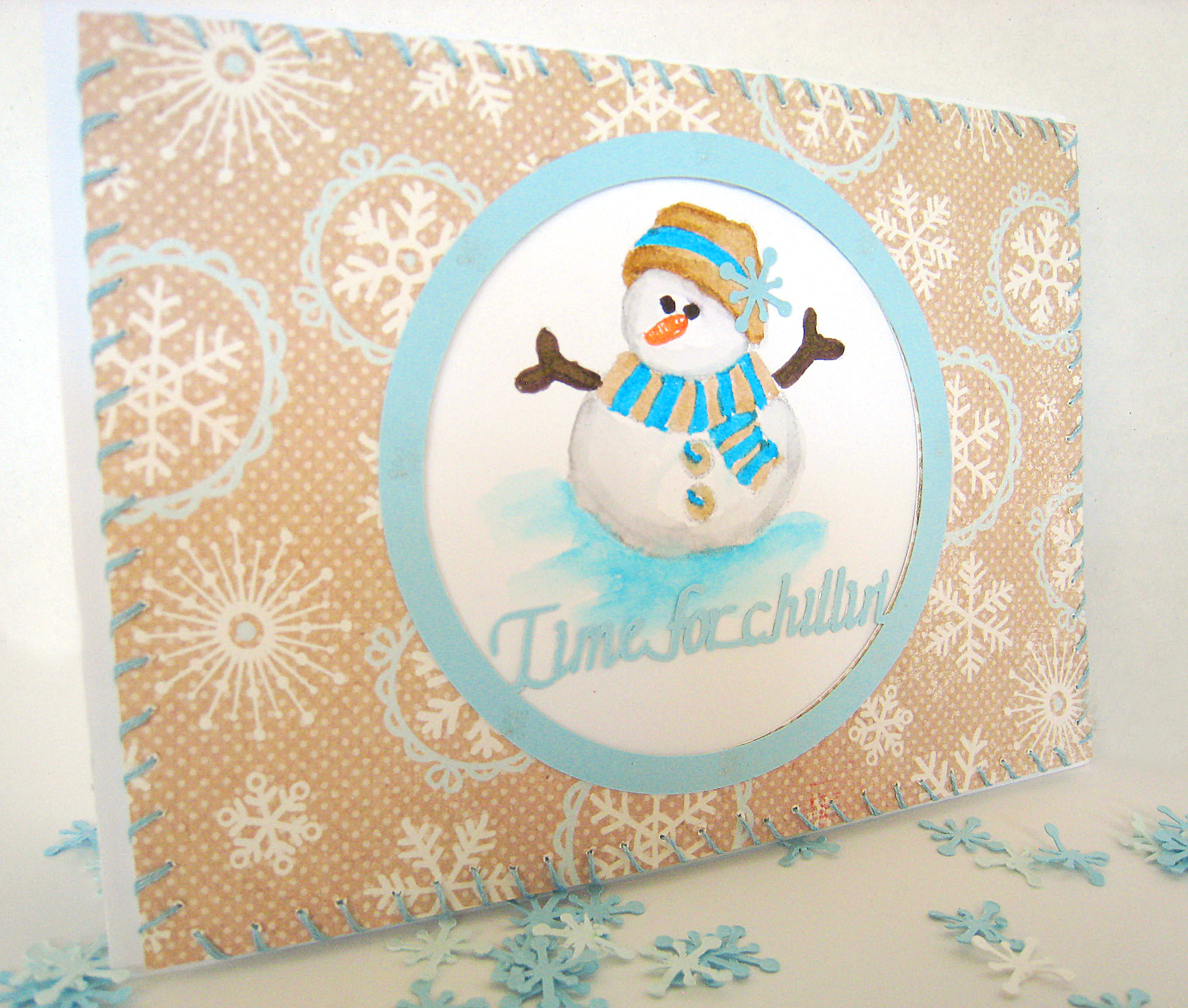 Snowman Piercing Tool Card