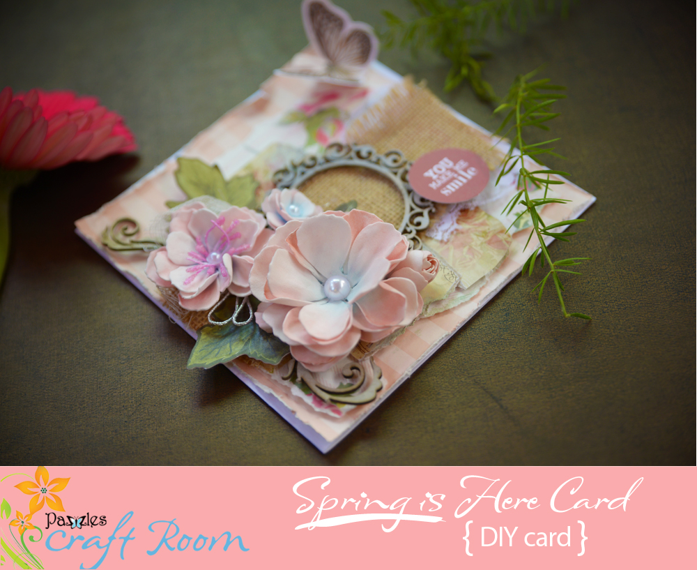 Spring is Here Card - Pazzles Craft Room