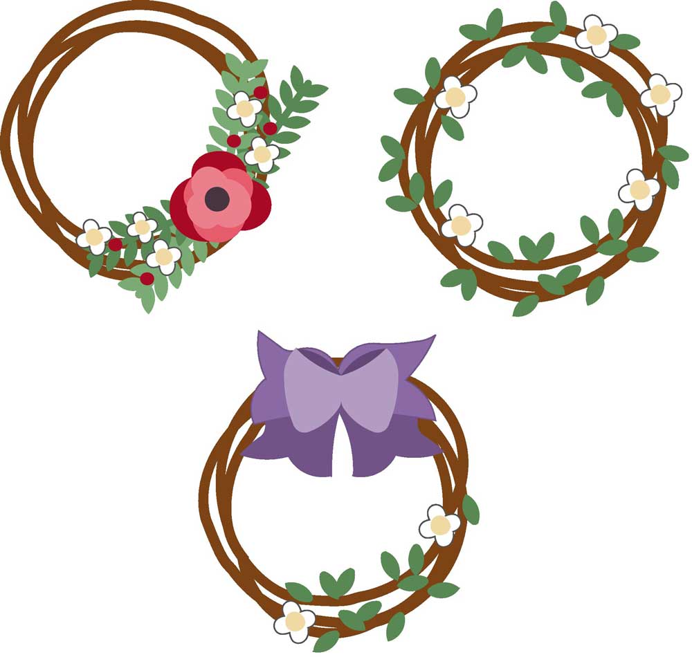 Spring Wreath Printables