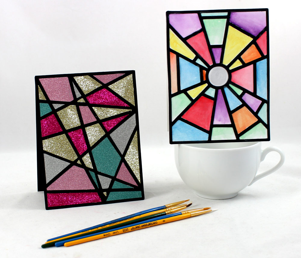 Stained Glass Window Cards