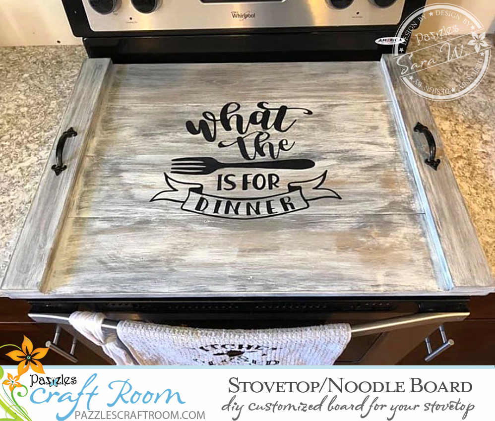 Noodle board for my new stove : r/cricut