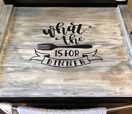Pazzles DIY Stovetop Board or Noodle Board with SVG instant download. Compatible with all major electronic cutters including Pazzles Inspiration, Cricut, and Silhouette Cameo.