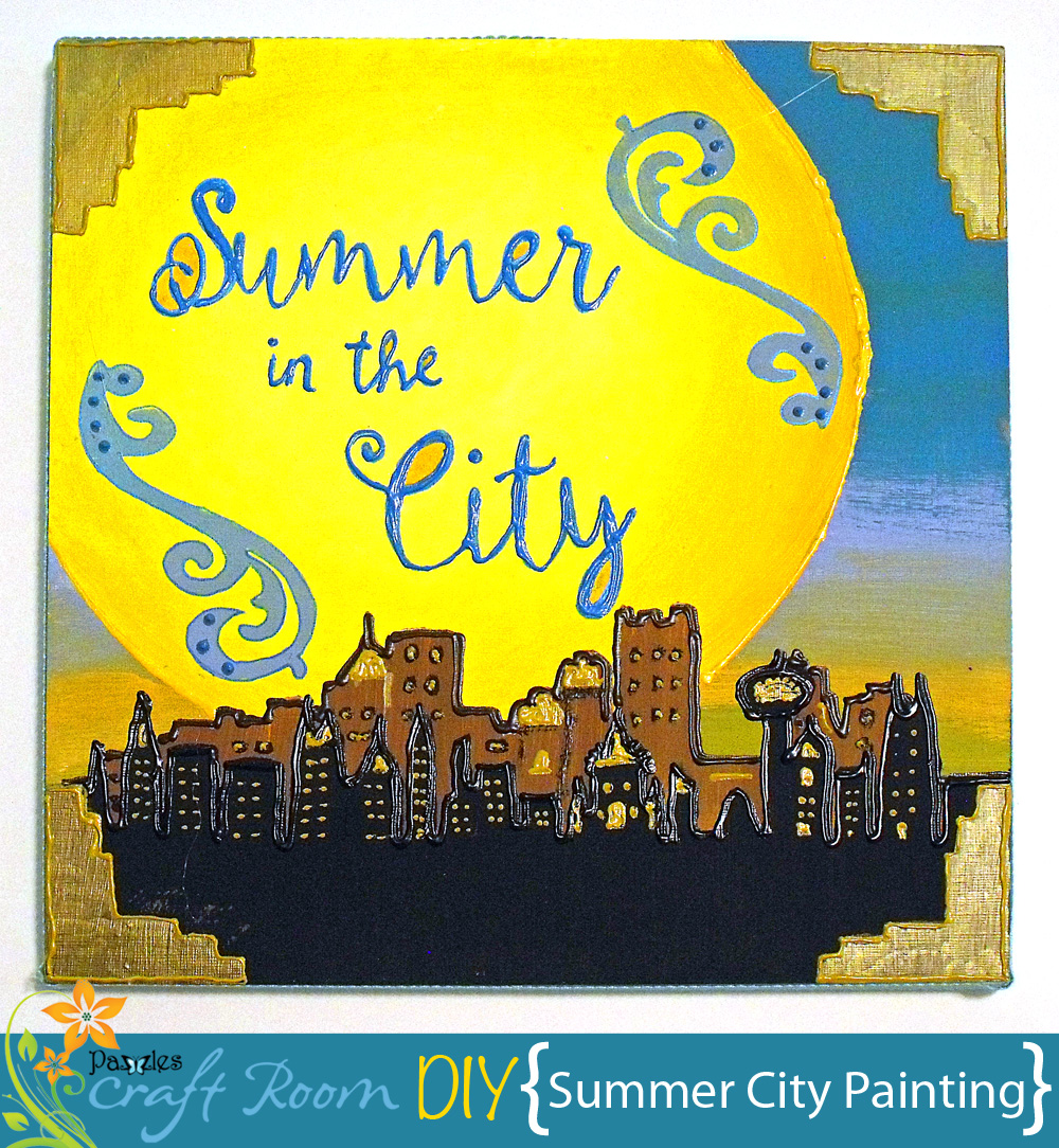 Summer City Painting