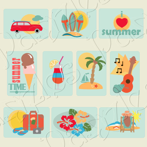 Summer Style Pocket Cards Collection