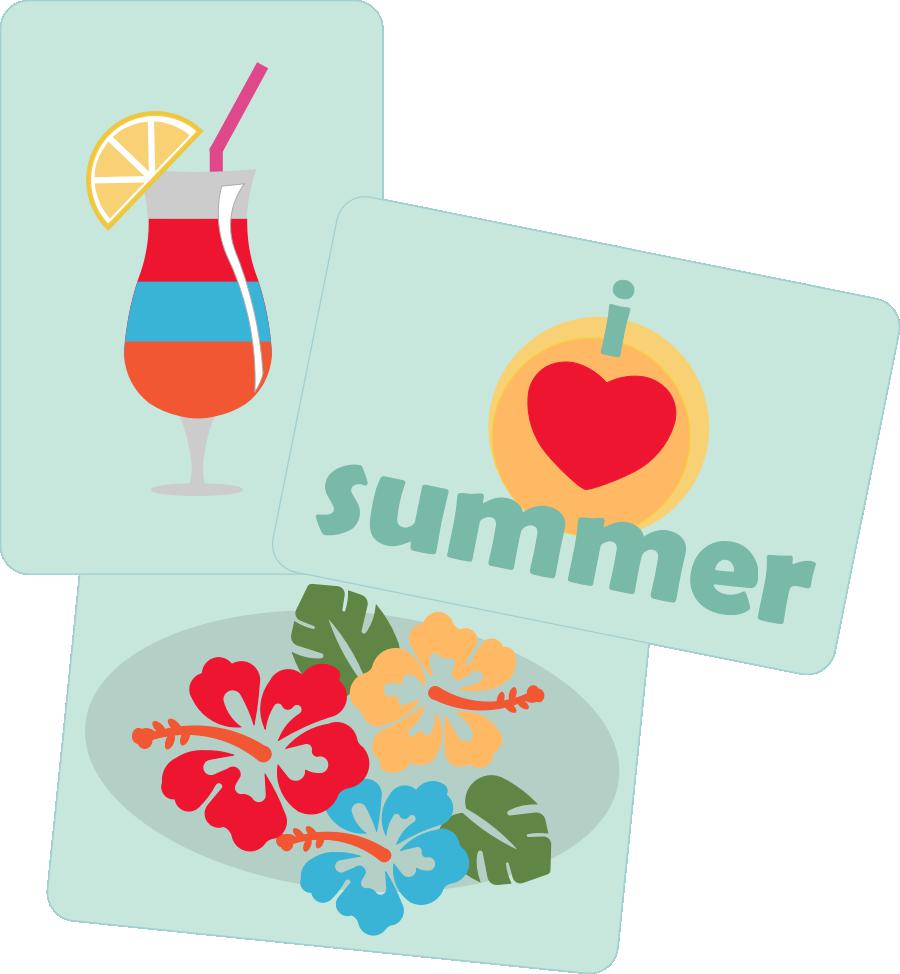 Summer Style Pocket Cards