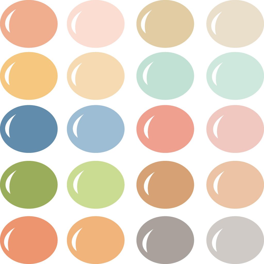 Pazzles Summer Vibes color palette with instant download.