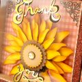 Pazzles DIY Sunflower Shadow Box with instant SVG download. Compatible with all major electronic cutters including Pazzles Inspiration, Cricut, and Silhouette Cameo. Design by Zahraa Darweesh.