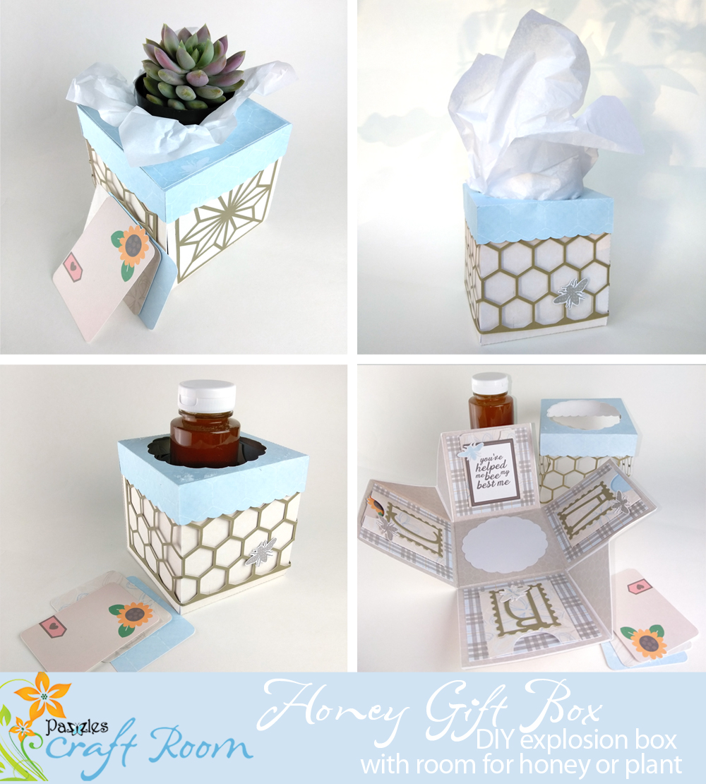 Sweet as Honey Gift Box - Pazzles Craft Room Sweet As Honey Gift Box - Pazzles Craft Room
