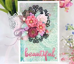 Pazzles DIY Swirly Frame Card. Instant SVG download compatible with all major electronic cutters including Pazzles Inspiration, Cricut, and Silhouette Cameo. Design by Nida Tanweer.