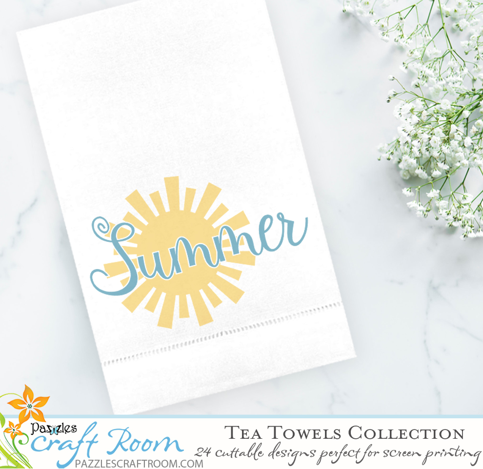 DIY Kitchen Tea Towel Collection in SVG, AI, and WPC - Pazzles