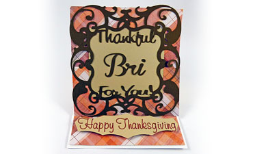 Thankful Easel Card