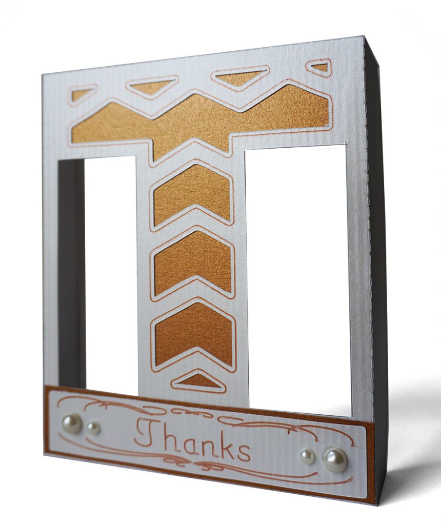 Thanks Hanging Frame with Pen Details by Pazzles