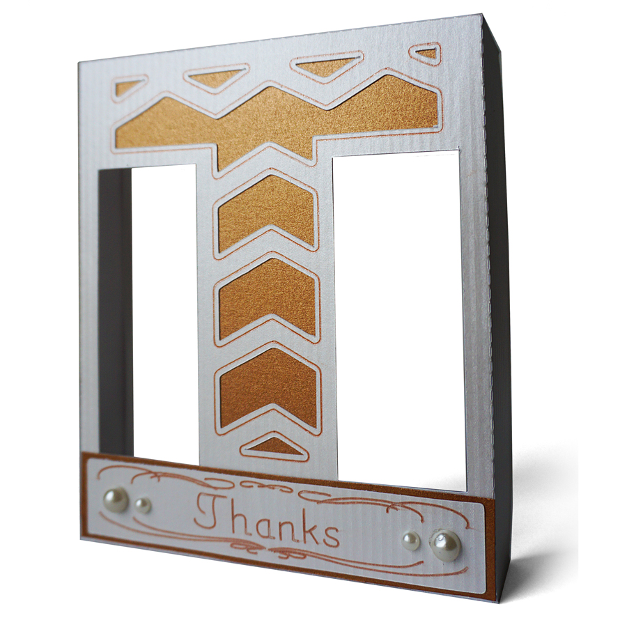 Thanks Frame with Pen Detail by Pazzles