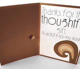 Pazzles DIY Thanks for the Stash Card with instant SVG download. Compatible with all major electronic cutters including Pazzles Inspiration, Cricut, and Silhouette Cameo. Design by Renee Smart.