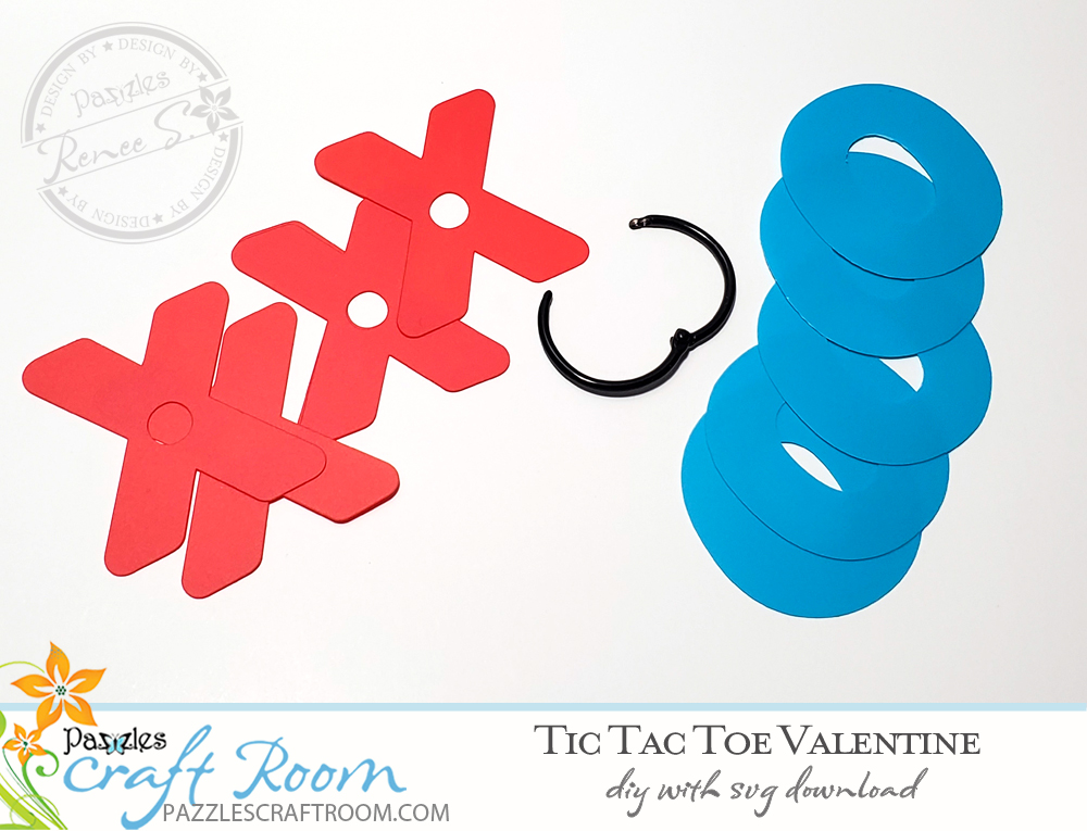 Pazzle DIY On-the-Go Tic Tac Toe Vaelntine. Instant SVG download compatible with all major electronic cutters including Pazzles Inspiration, Cricut, and Silhouette Cameo.
