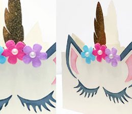 Pazzles DIY Unicorn Shaped Card by Lisa Reyna