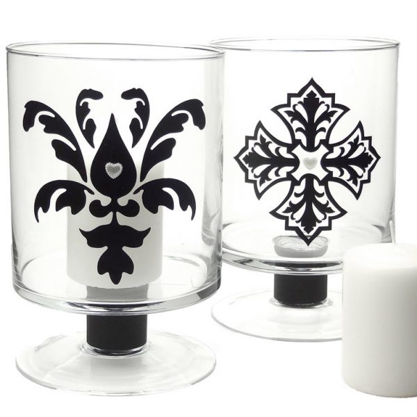 Vinyl Decorated Glass Treat Jars Pazzles Craft Room