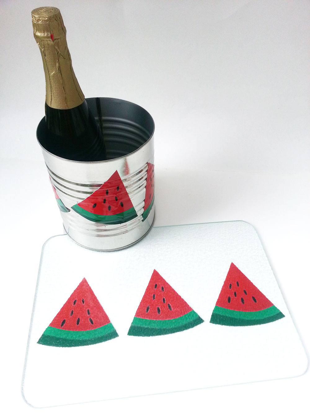 Watermelon Vinyl Ice Bucket